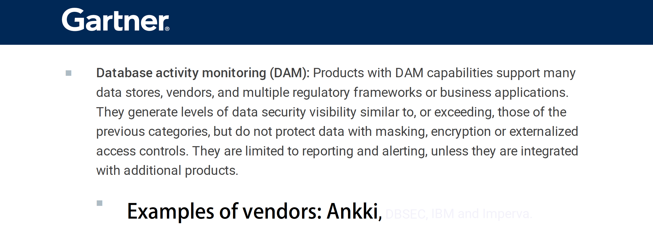 昂楷數(shù)據(jù)安全綜合治理平臺(tái) DSP 進(jìn)入 Gartner Innovation Insight for Data Security Platforms 報(bào)告